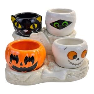 YANKEE CANDLE Halloween Friends Grave Set Tea light holders